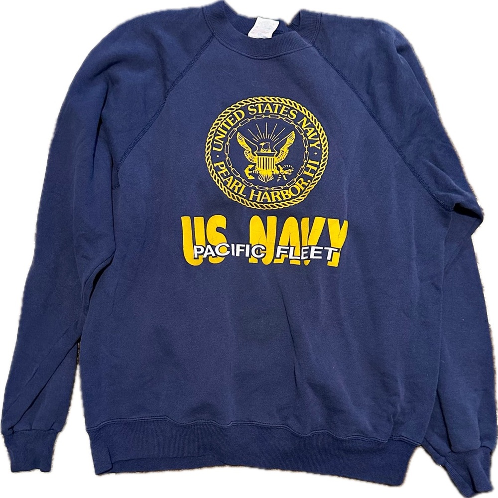 US Navy Pacific Fleet Blue Sweater